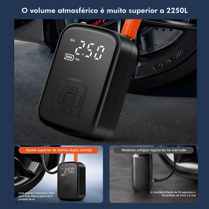 Mini Bomba de encher Pneu Portátil