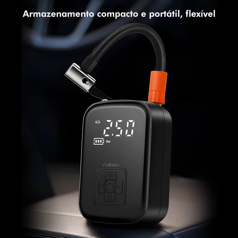 Mini Bomba de encher Pneu Portátil