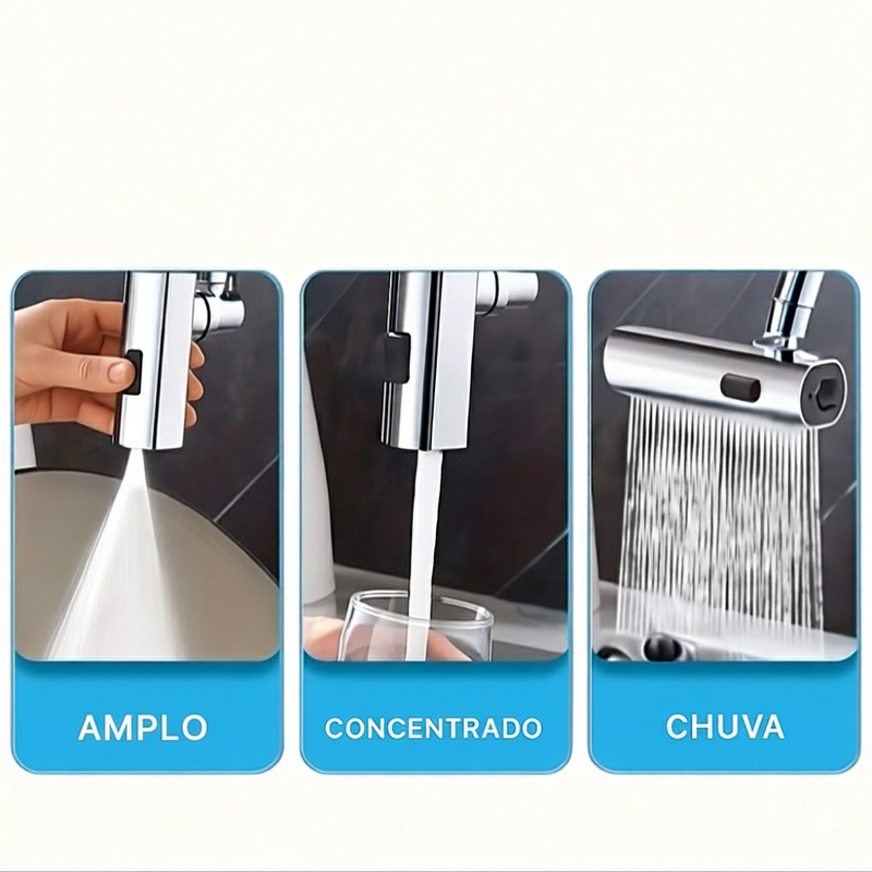 Torneira Gourmet Para Cozinha - 3 Modos